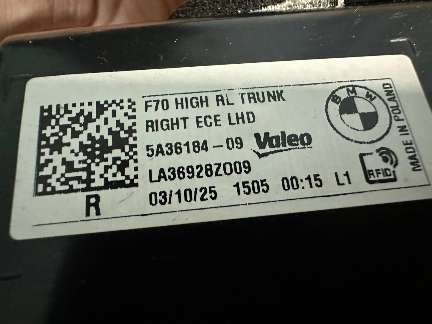 Original LED Heckleuchte Rückleuchte rechts innen BMW 1er F70