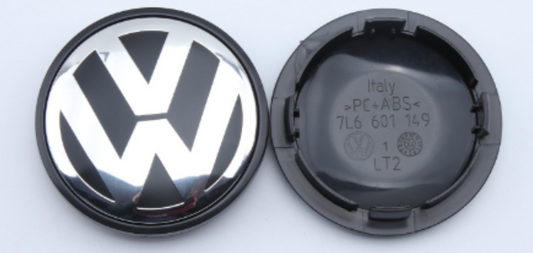 4x Nabendeckel 76mm kompatibel für VW Felgen Radnabenkappen Set