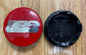 4x Nabendeckel 65mm kompatibel für BBS Rot Silber