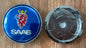 4x Nabendeckel 60mm kompatibel für Saab Blau