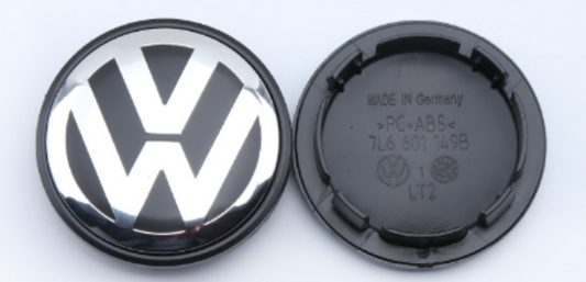 4x Nabendeckel 70mm kompatibel für VW Felgen Radnabenkappen Set