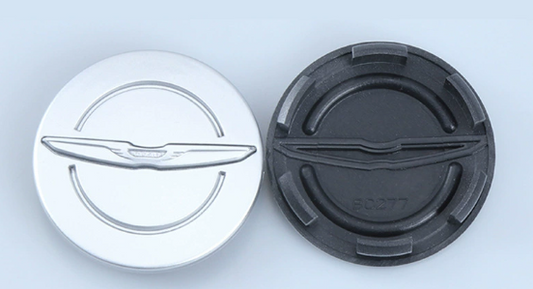 4x 64mm Nabendeckel für Chrysler Felgen