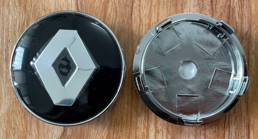 4x Nabendeckel 60mm kompatibel für Renault Felgen