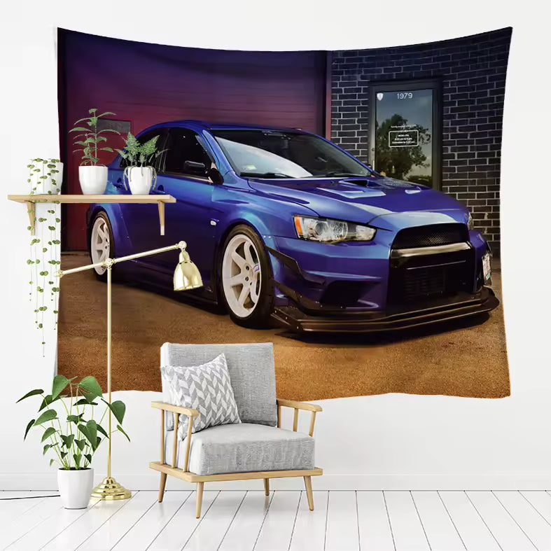 3D-Digitaldruck Poster & Wandteppich – Beiliou Cool Modified Car Series