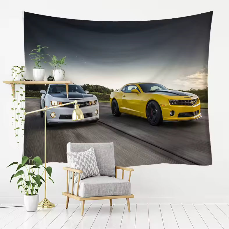 3D-Digitaldruck Poster & Wandteppich – Beiliou Cool Modified Car Series