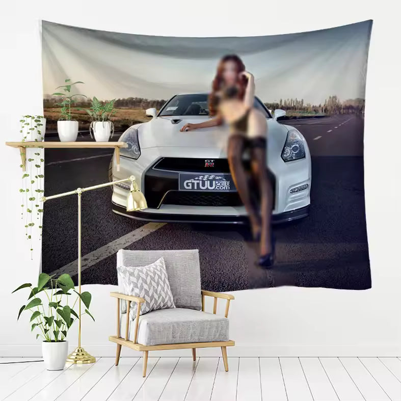 3D-Digitaldruck Poster & Wandteppich – Beiliou Cool Modified Car Series