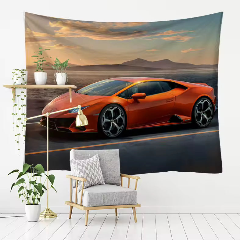 3D-Digitaldruck Poster & Wandteppich – Beiliou Cool Modified Car Series