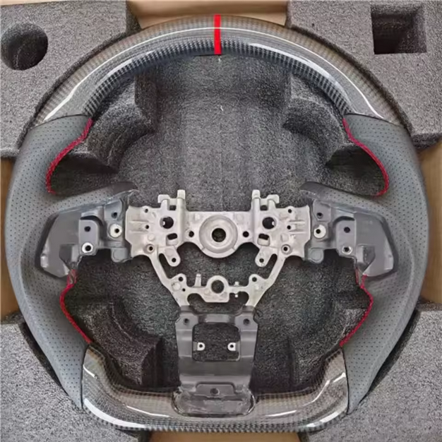 Carbon-Leder Rennlenkrad für Subaru Forester & Impreza (2020–2024)