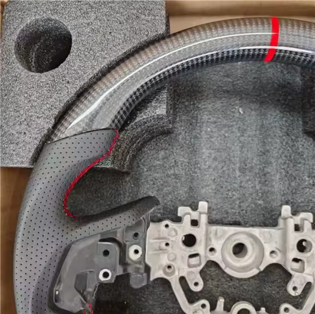 Carbon-Leder Rennlenkrad für Subaru Forester & Impreza (2020–2024)